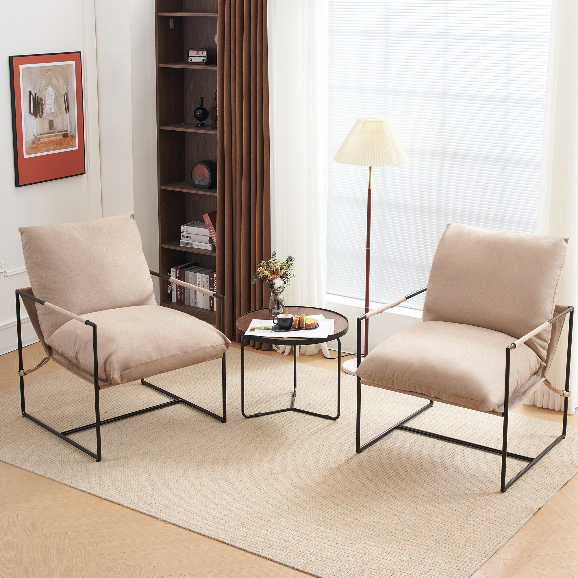 Metal armchair discount